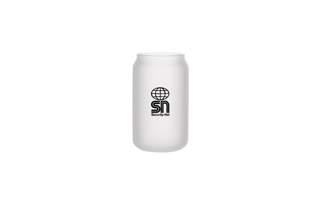 Security-Net Frosted Can Glass