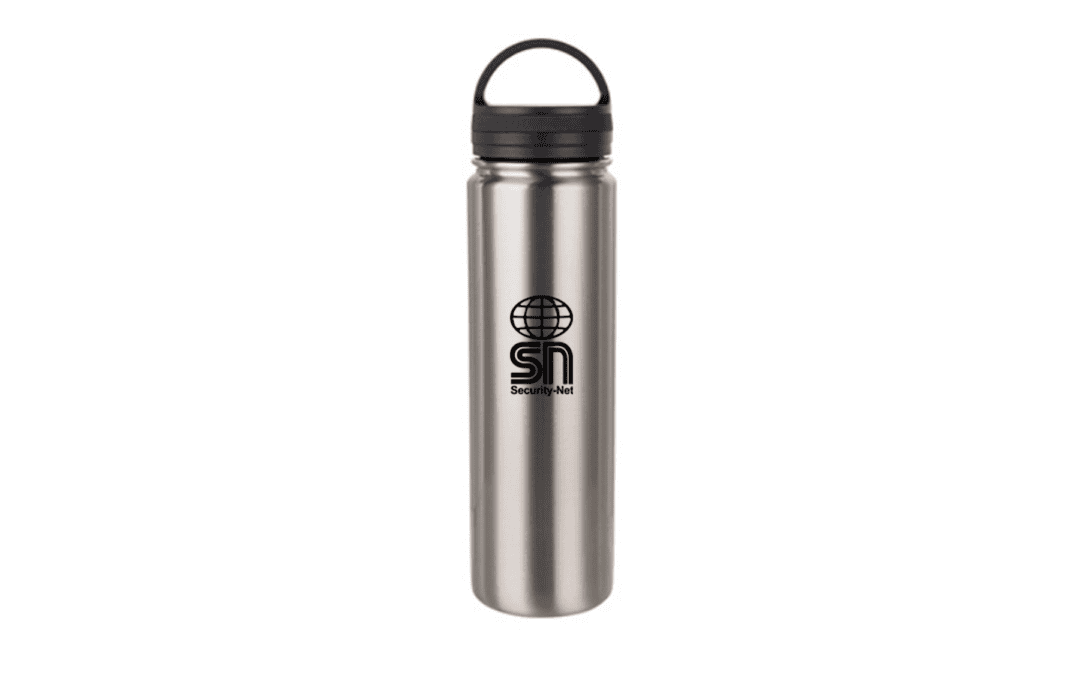 Security-Net Branded Stainless Steel Canteen